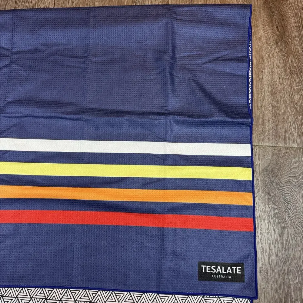 Tesalate Australia Microfiber Sand Free Beach Towel Multicolor Striped